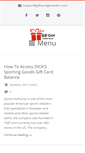 Mobile Screenshot of giftcardgenerator.com