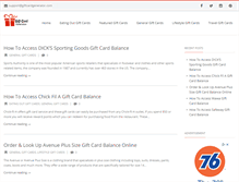 Tablet Screenshot of giftcardgenerator.com